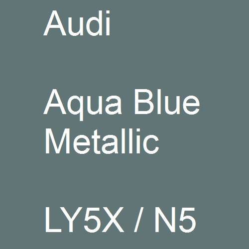 Audi, Aqua Blue Metallic, LY5X / N5.